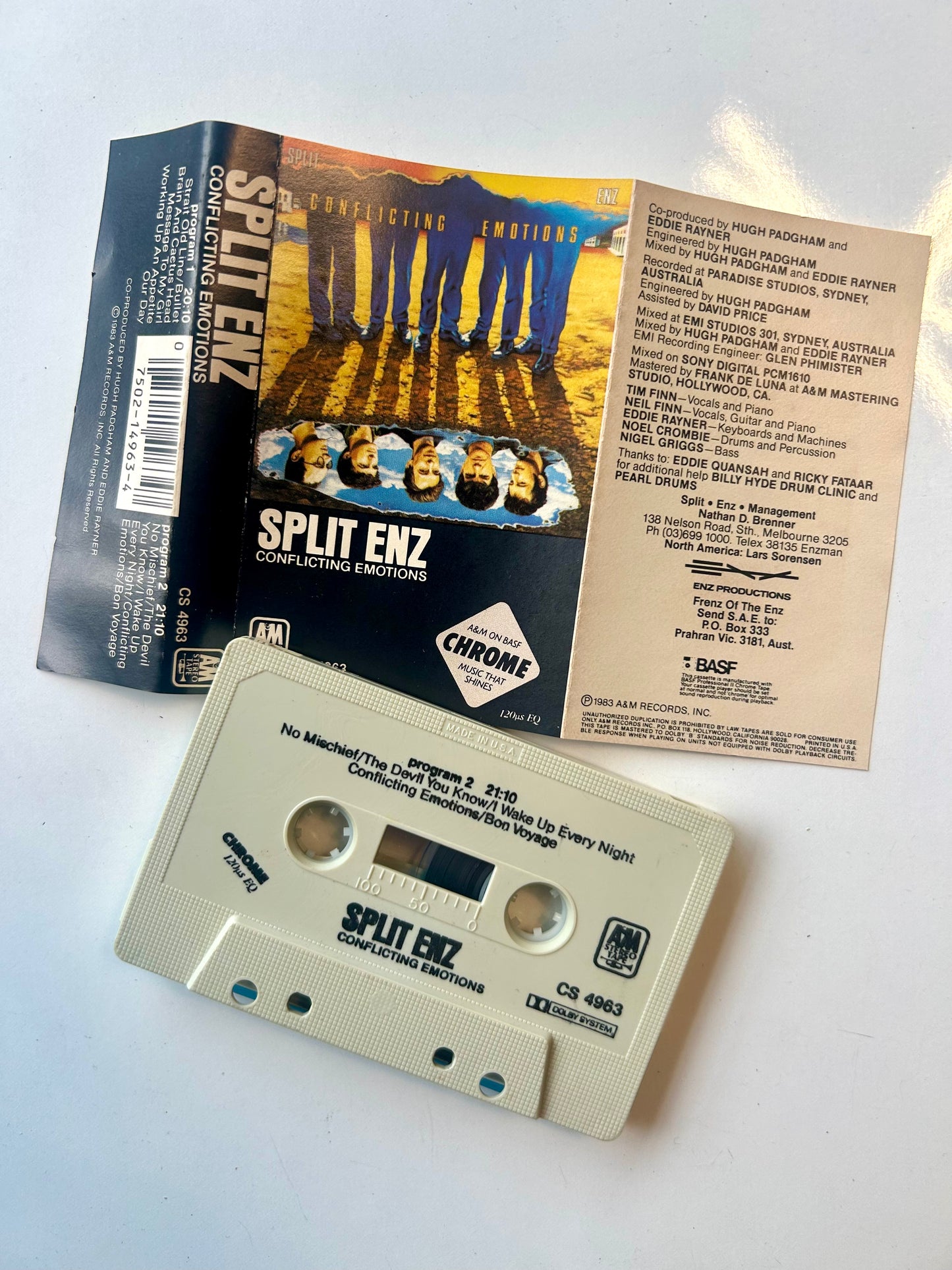 Split Enz, Conflicting Emotions