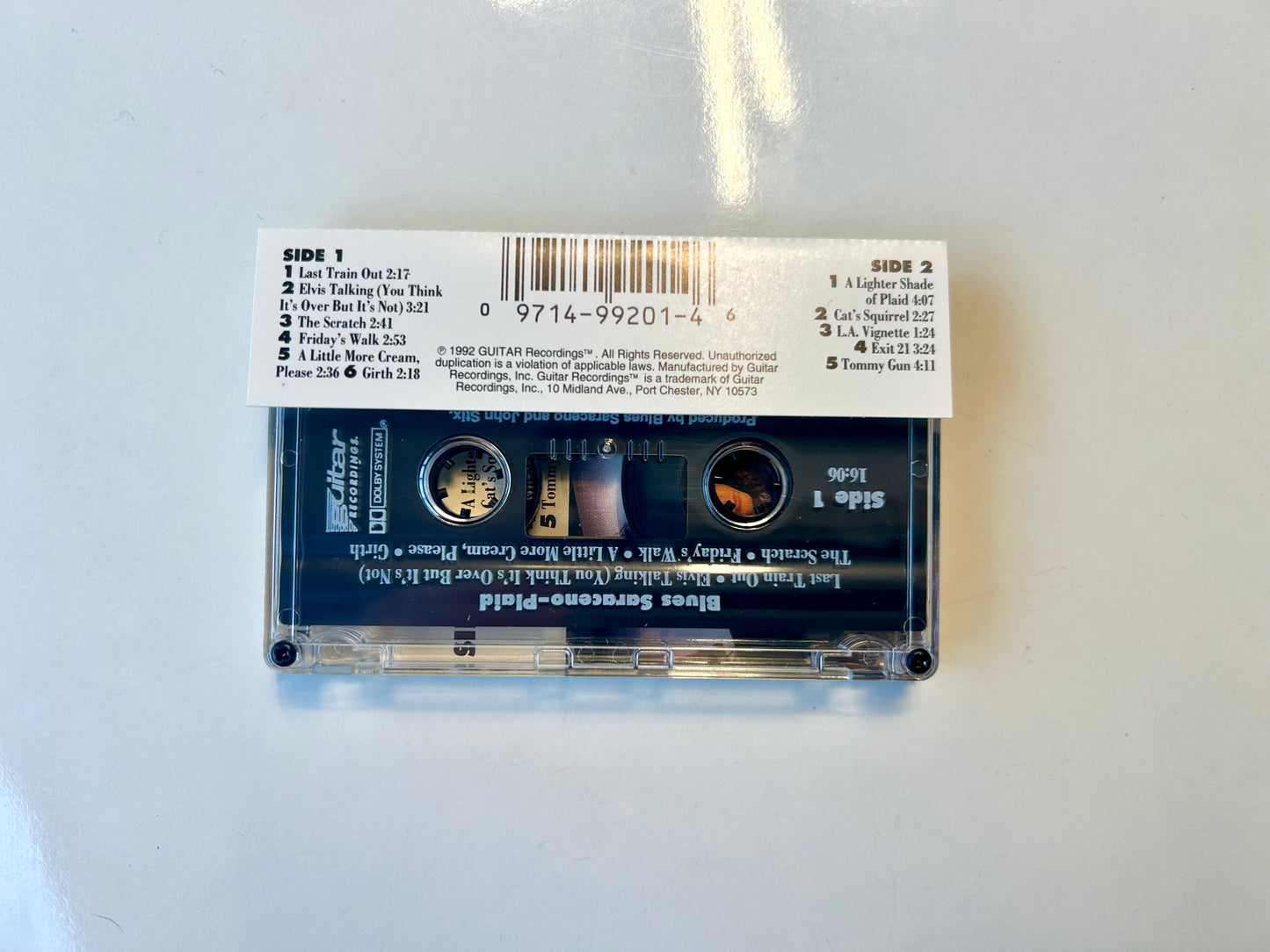 Blues Saraceno, Plaid