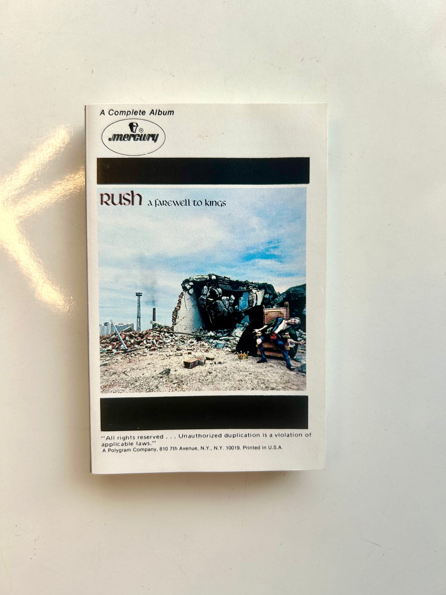 Rush, A Farewell To Kings