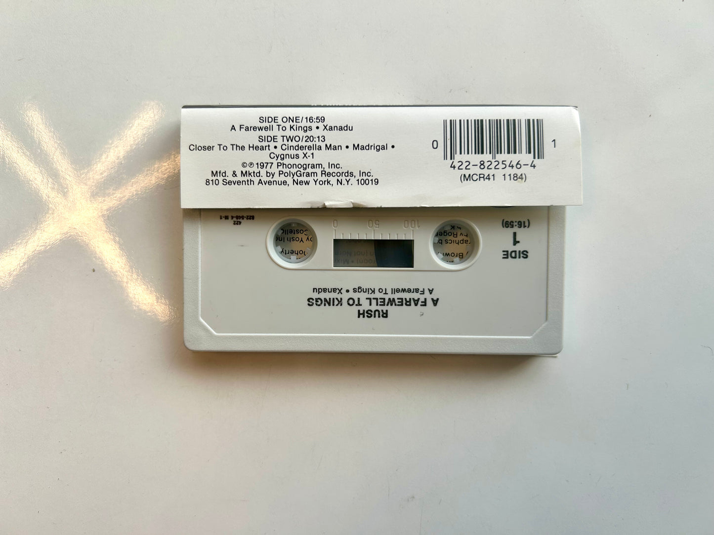 Rush, A Farewell To Kings