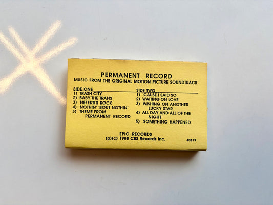 Permanent Record soundtrack