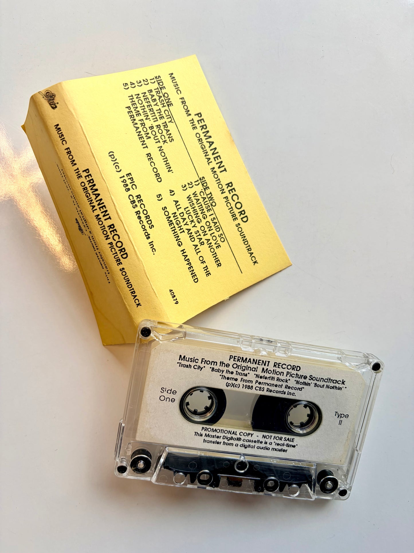 Permanent Record soundtrack