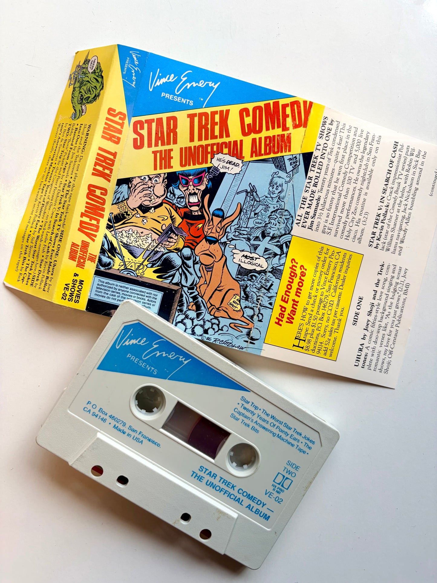 Star Trek Comedy, The Unofficial Album