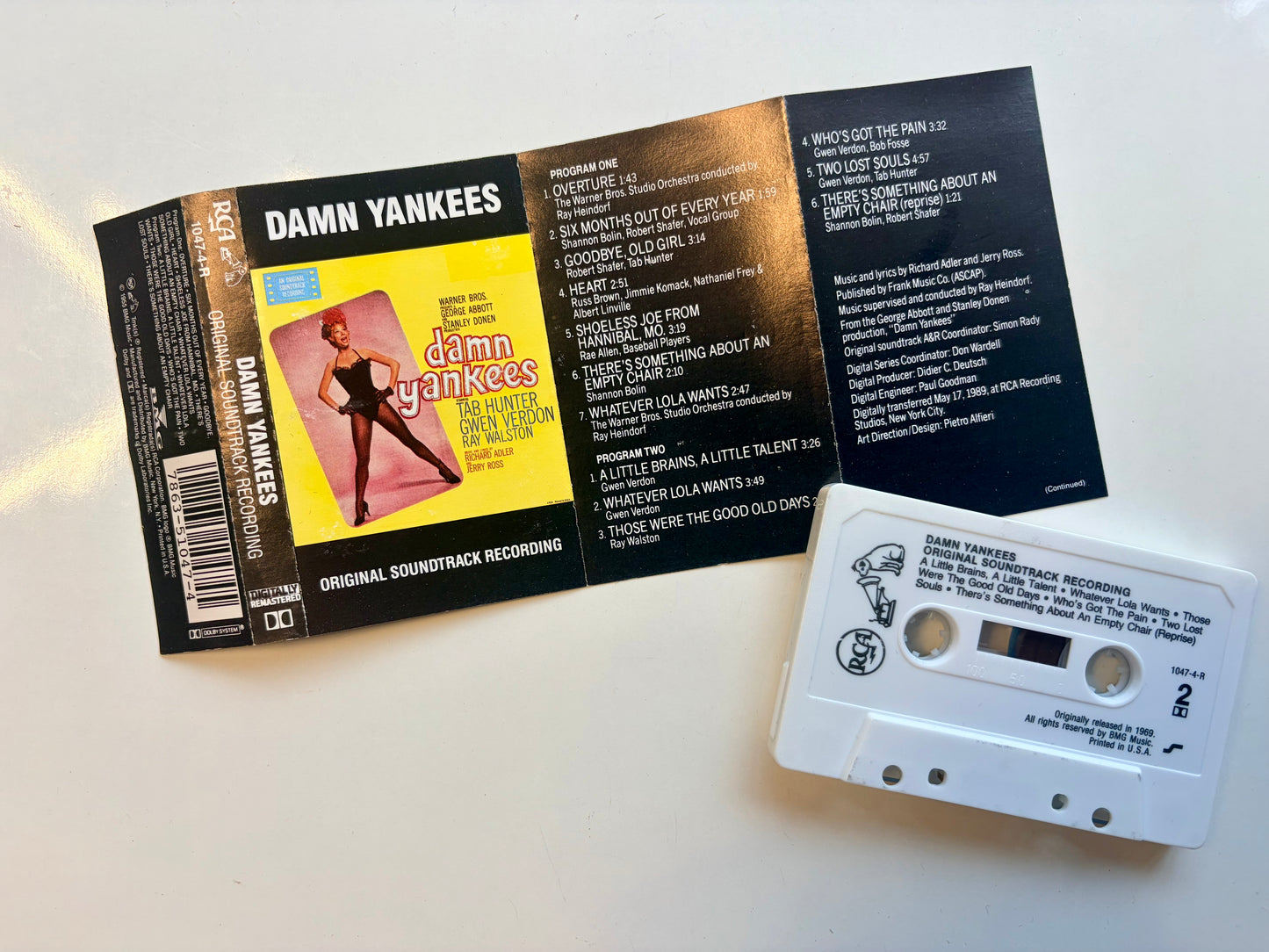 Damn Yankees, Original Soundtrack Recording