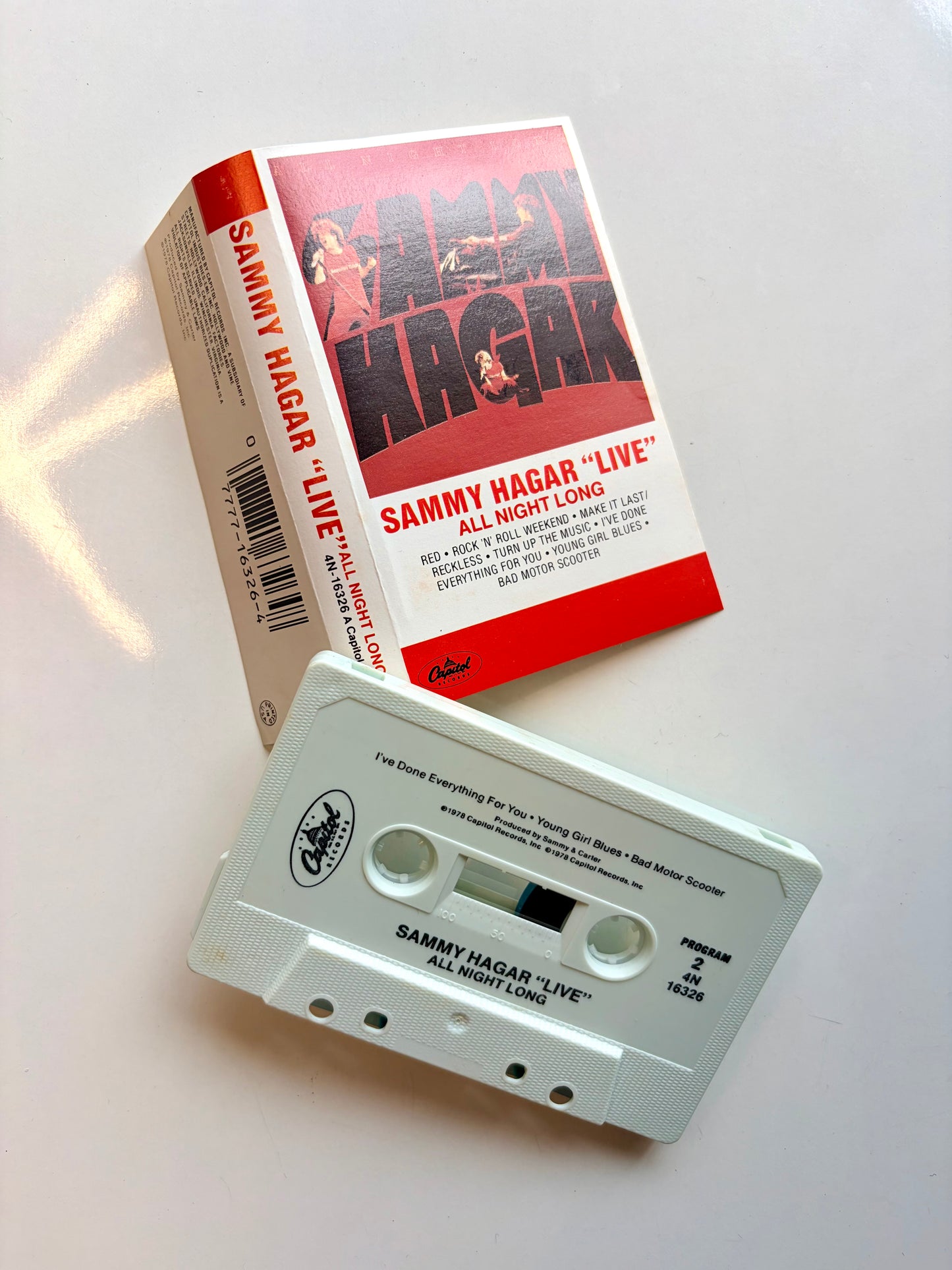 Sammy Hagar, "Live" All Night Long