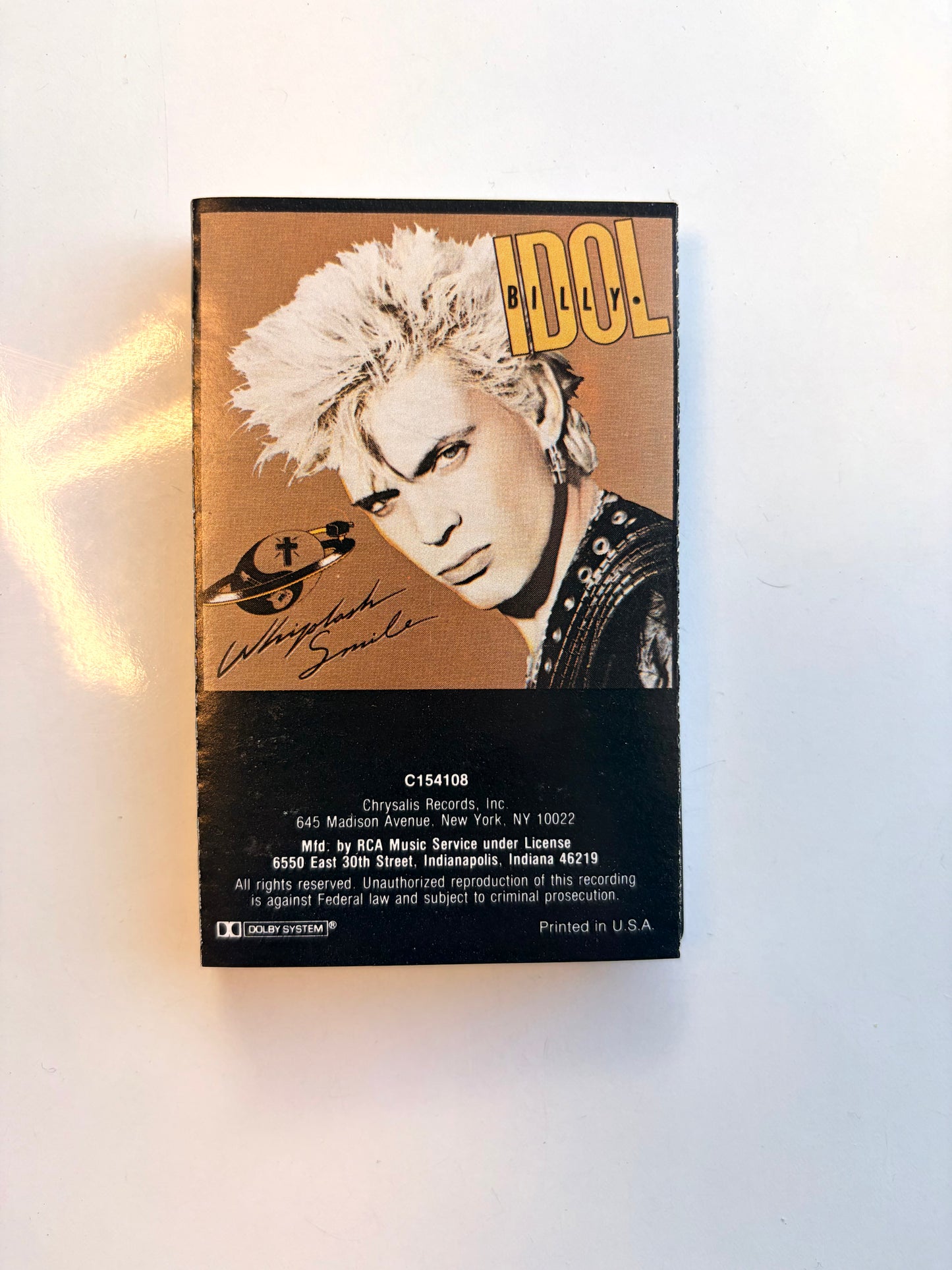Billy Idol, Whiplash Smile