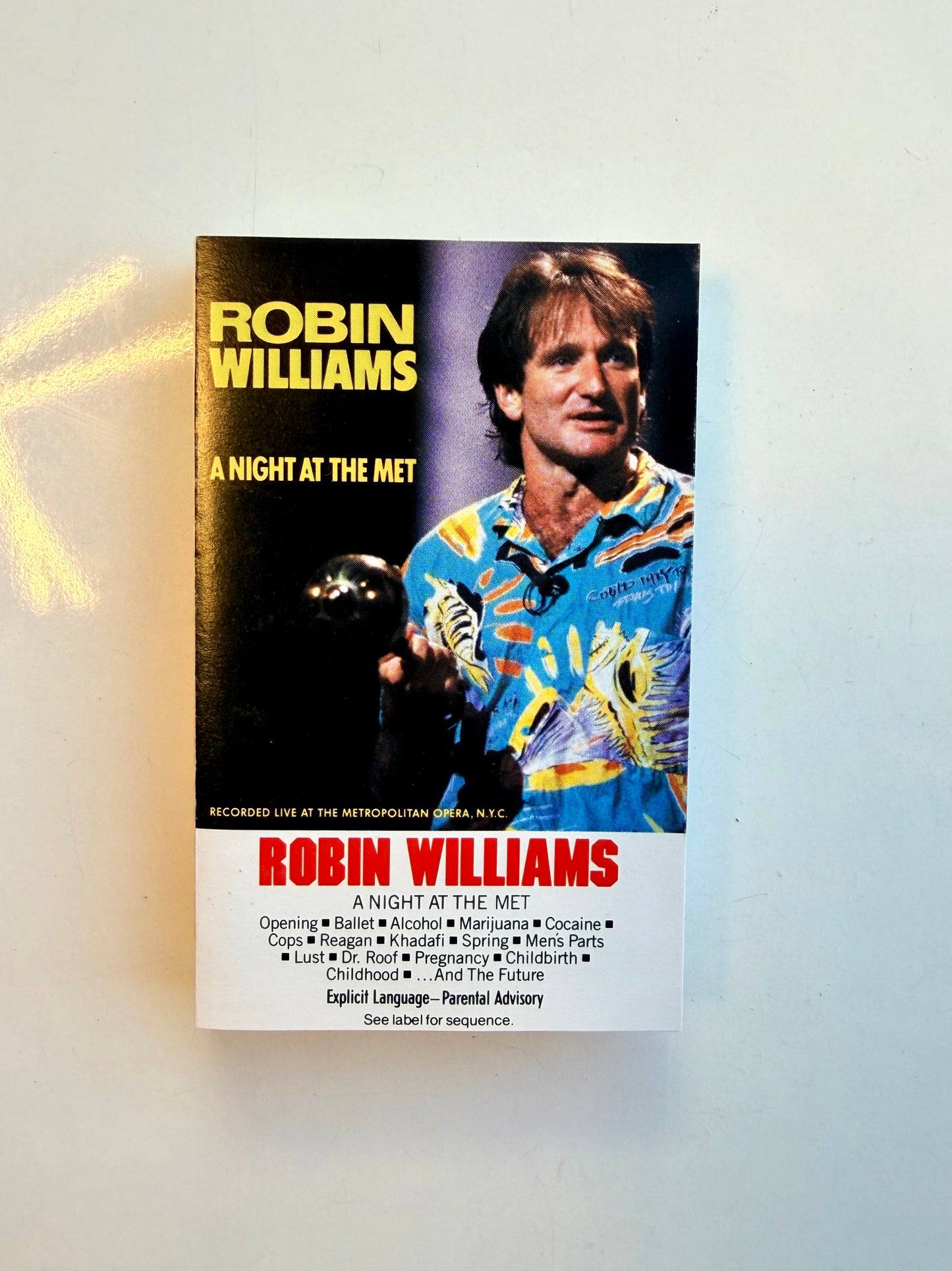 Robin Williams, A Night At The Met