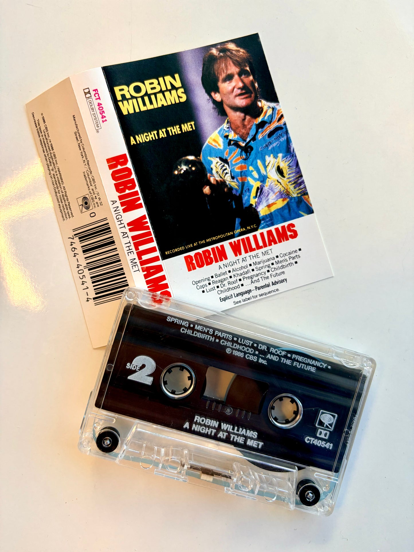 Robin Williams, A Night At The Met