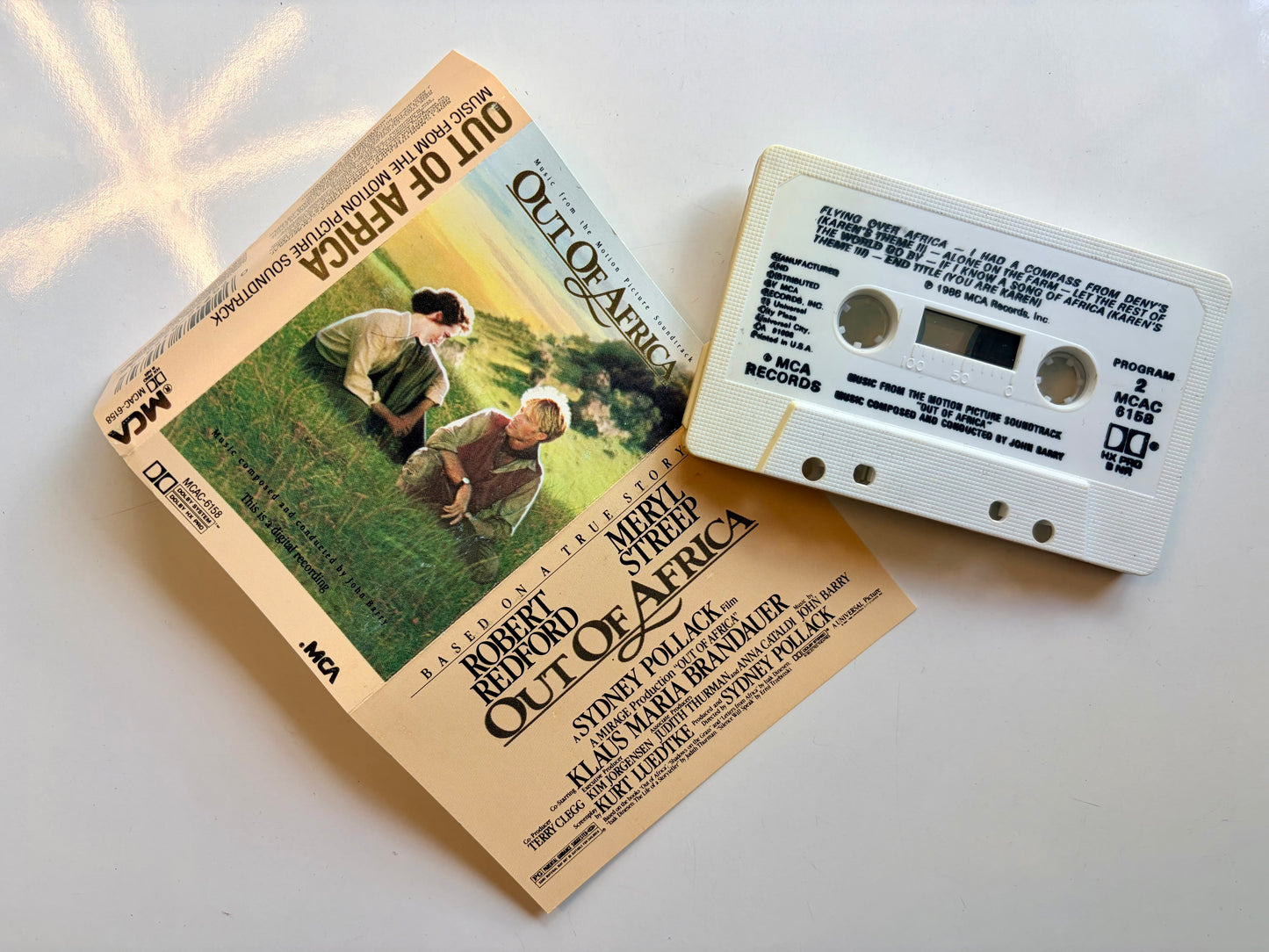 Out of Africa soundtrack