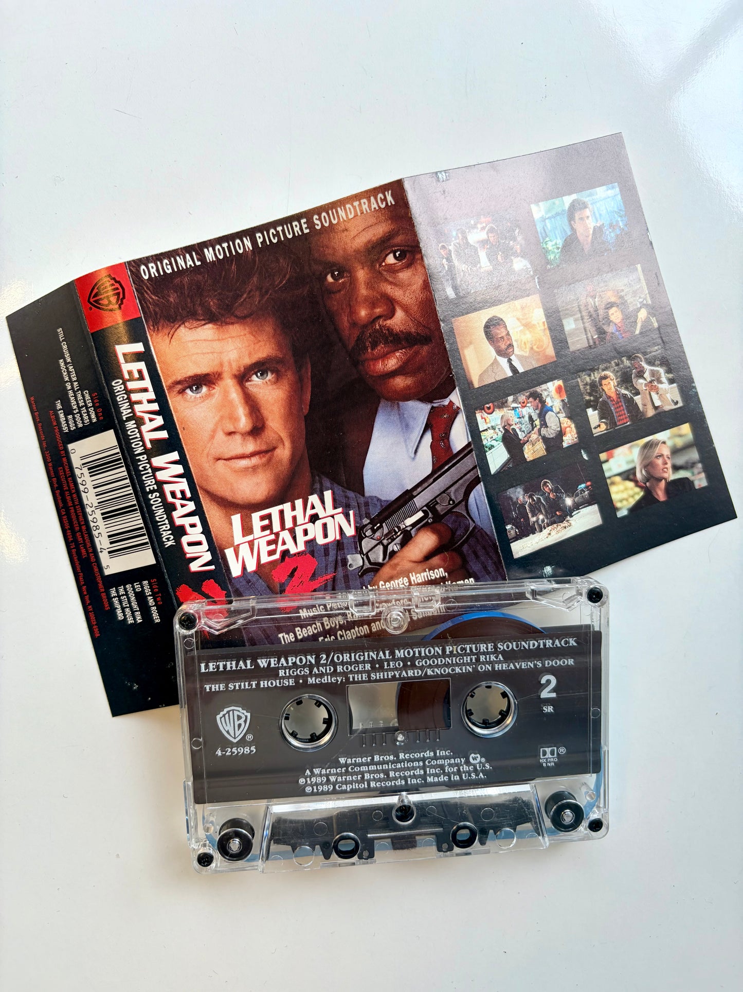 Lethal Weapon 2 soundtrack cassette