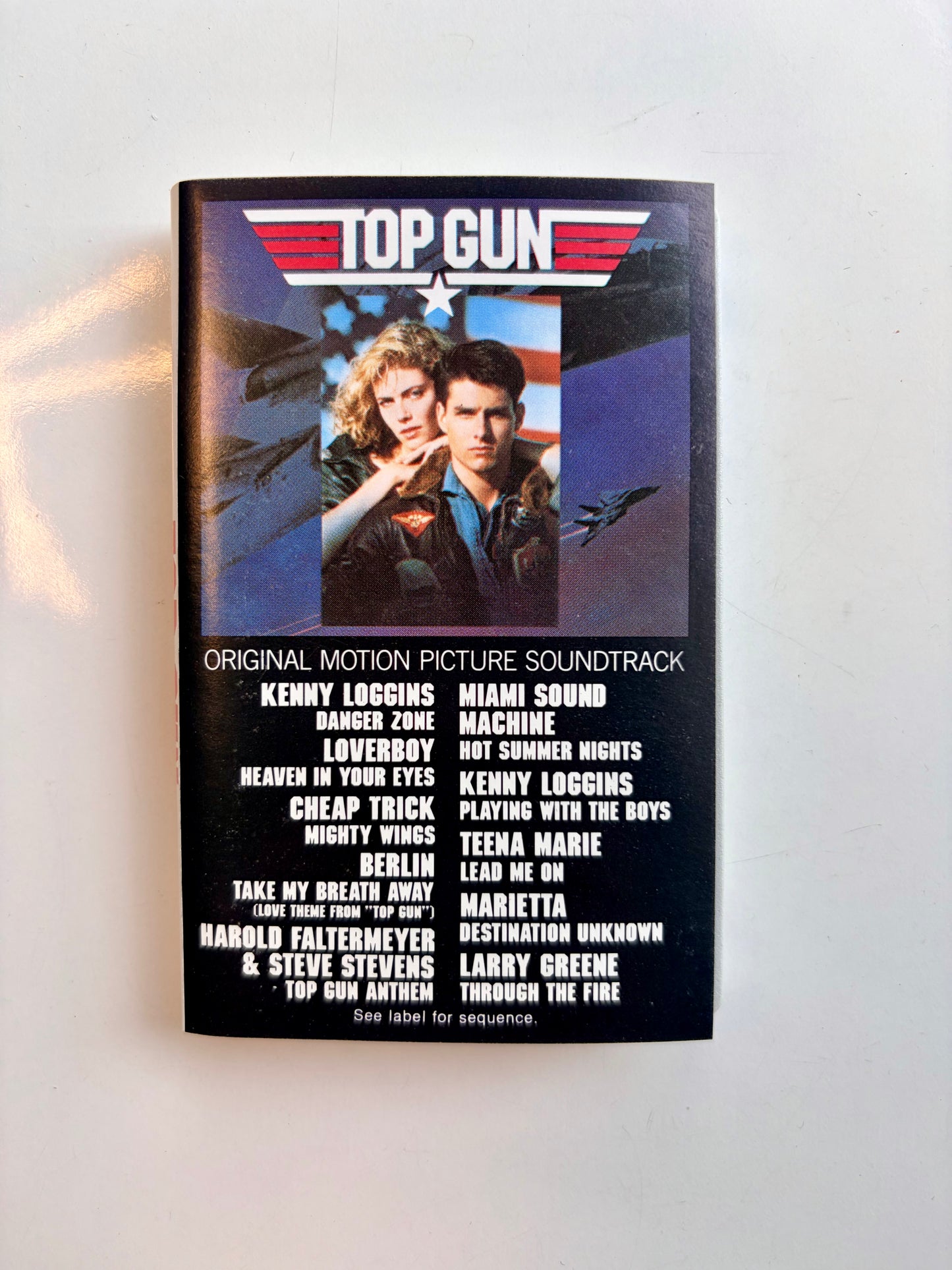 Top Gun Soundtrack cassette