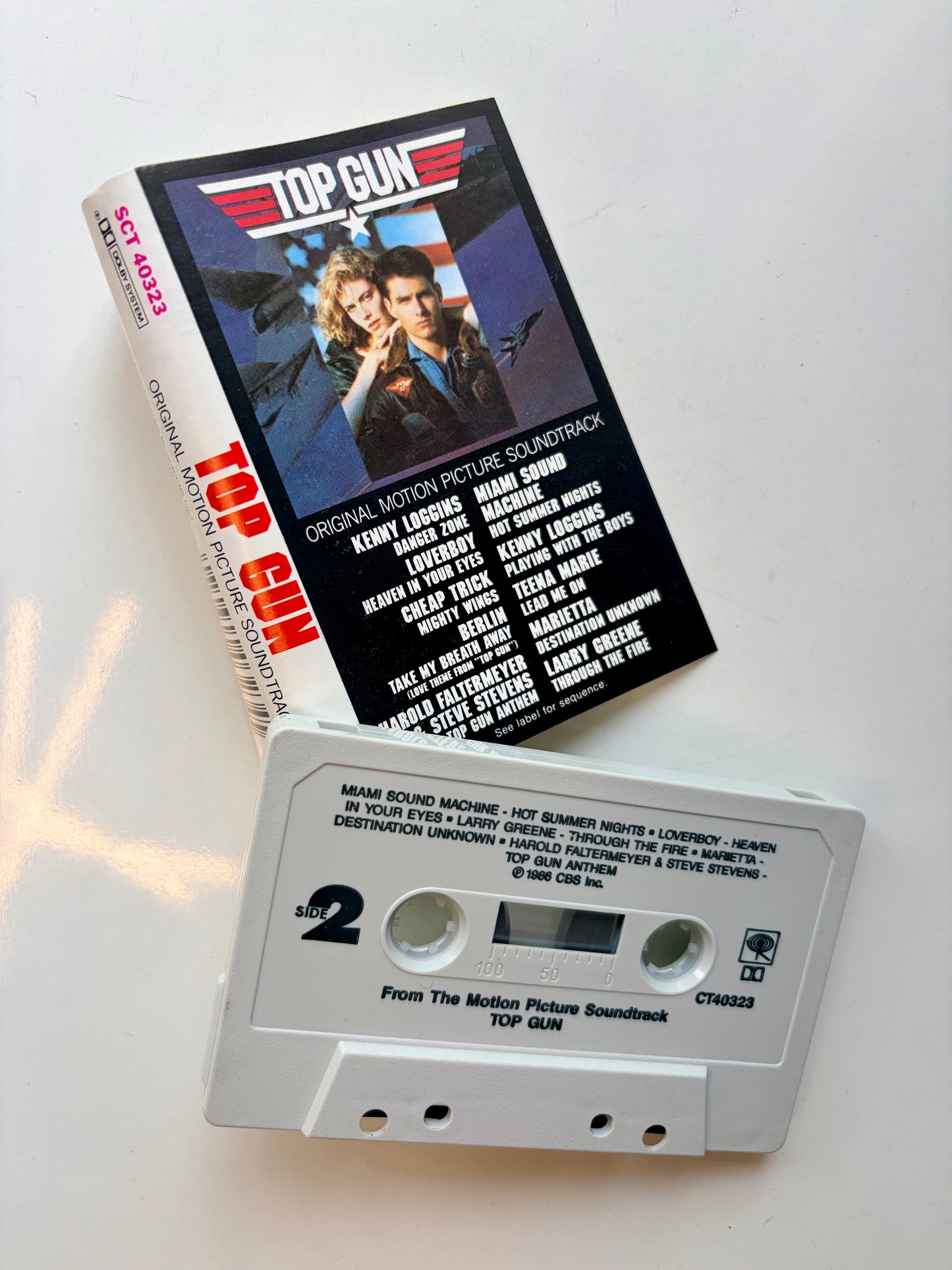 Top Gun Soundtrack cassette