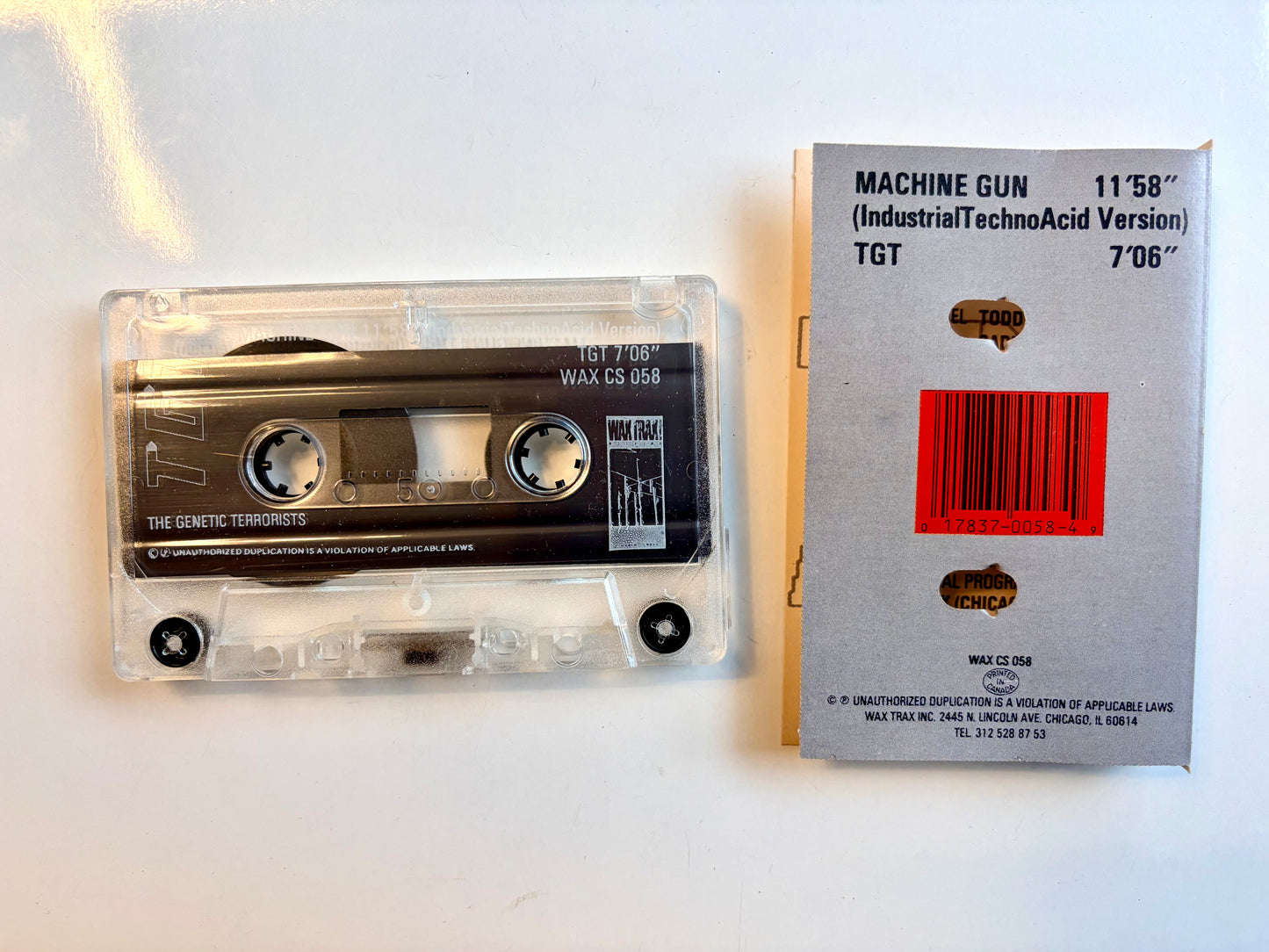 The Genetic Terrorists (TGT), Machine Gun