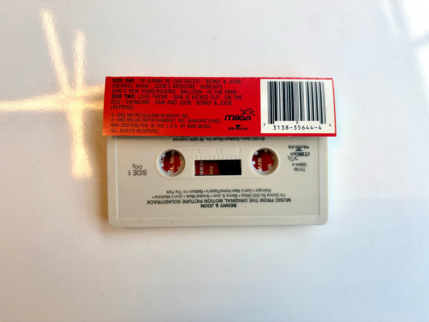 Benny & Joon soundtrack cassette