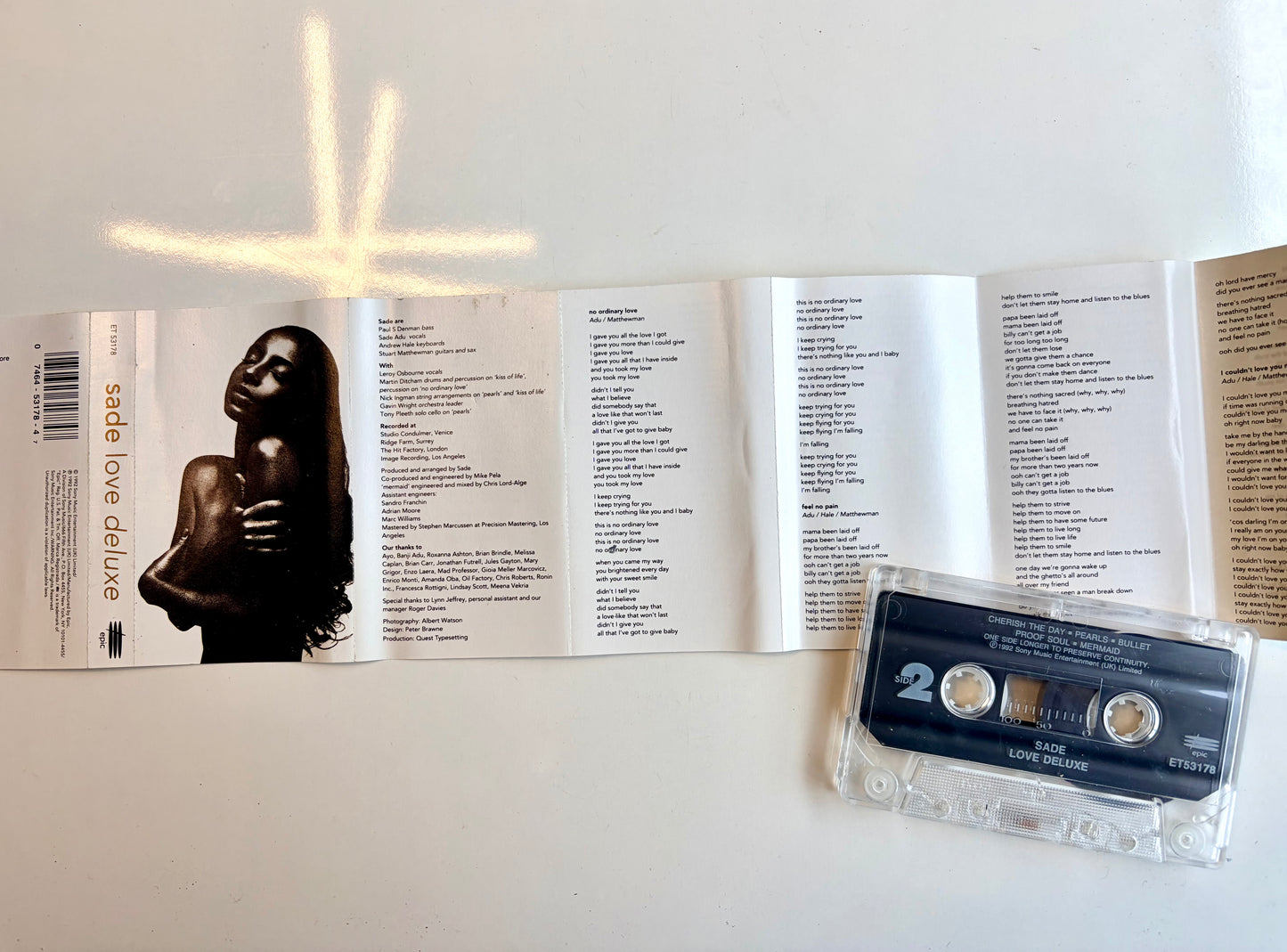 Sade, Love Deluxe cassette