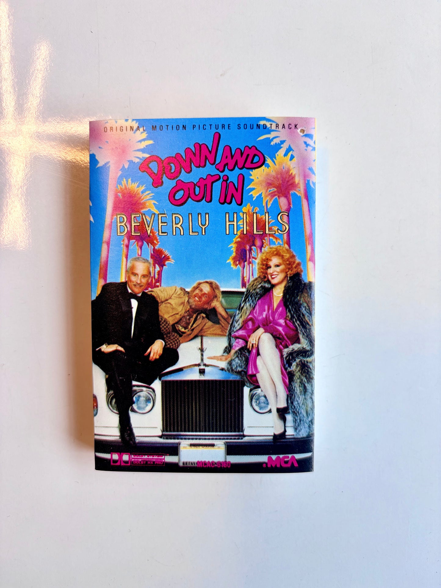Down And Out In Beverly Hills soundtrack cassette