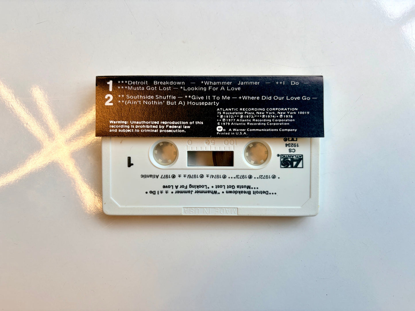 Best of the J. Geils Band cassette
