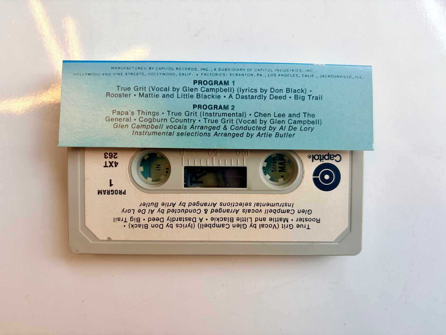 True Grit soundtrack cassette