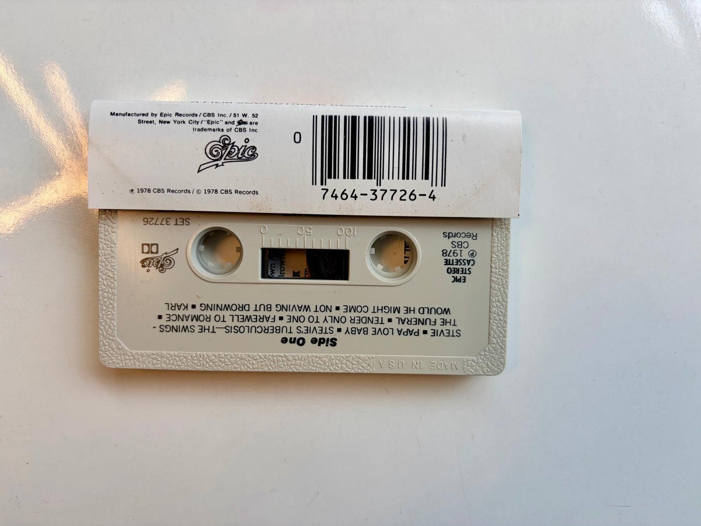 Stevie film soundtrack cassette