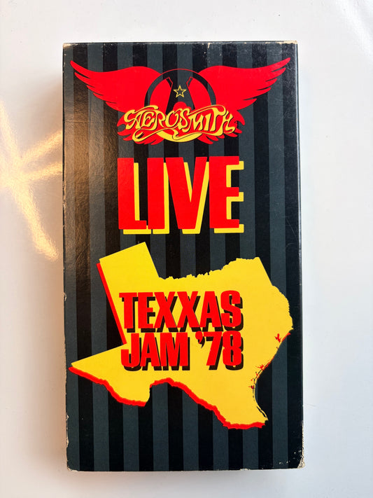 Aerosmith Live Texas Jam '78 VHS