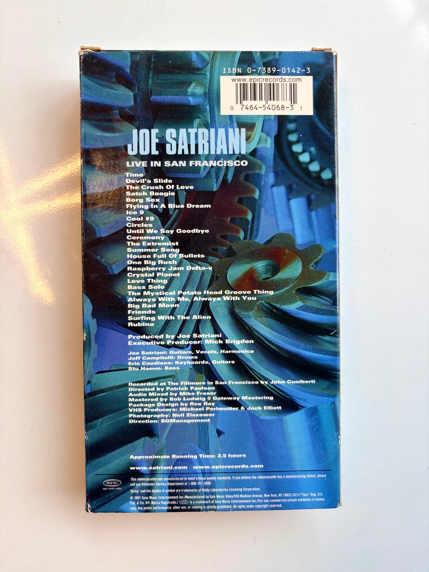 Joe Satriani Live in San Francisco VHS