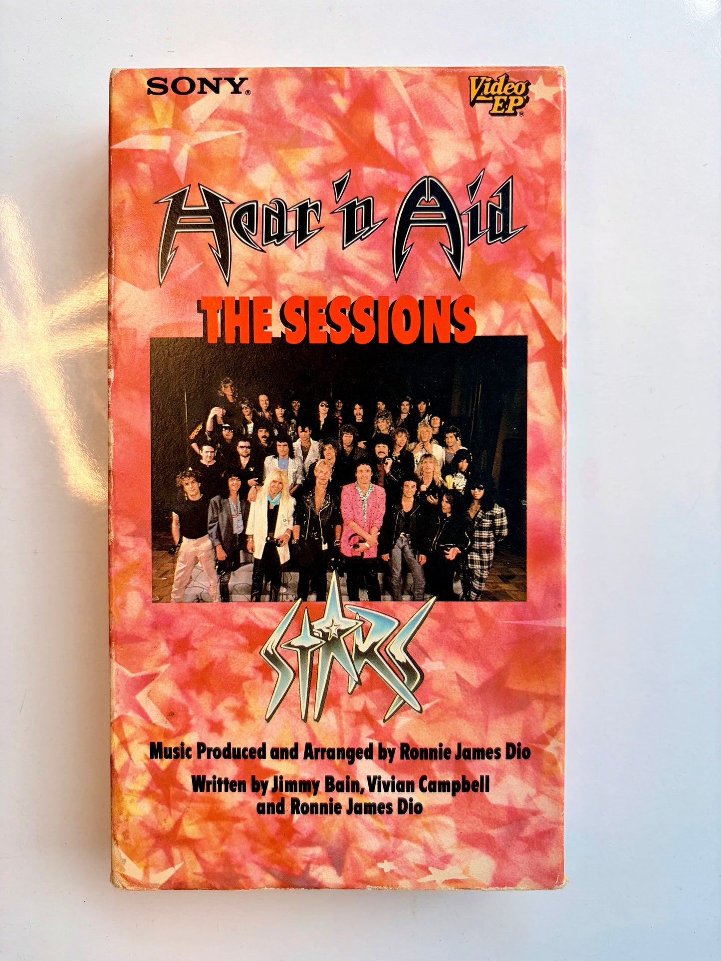 Hear 'N Aid VHS video