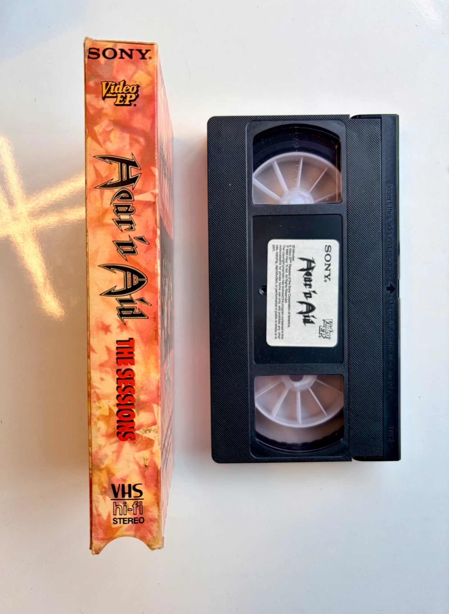 Hear 'N Aid VHS video