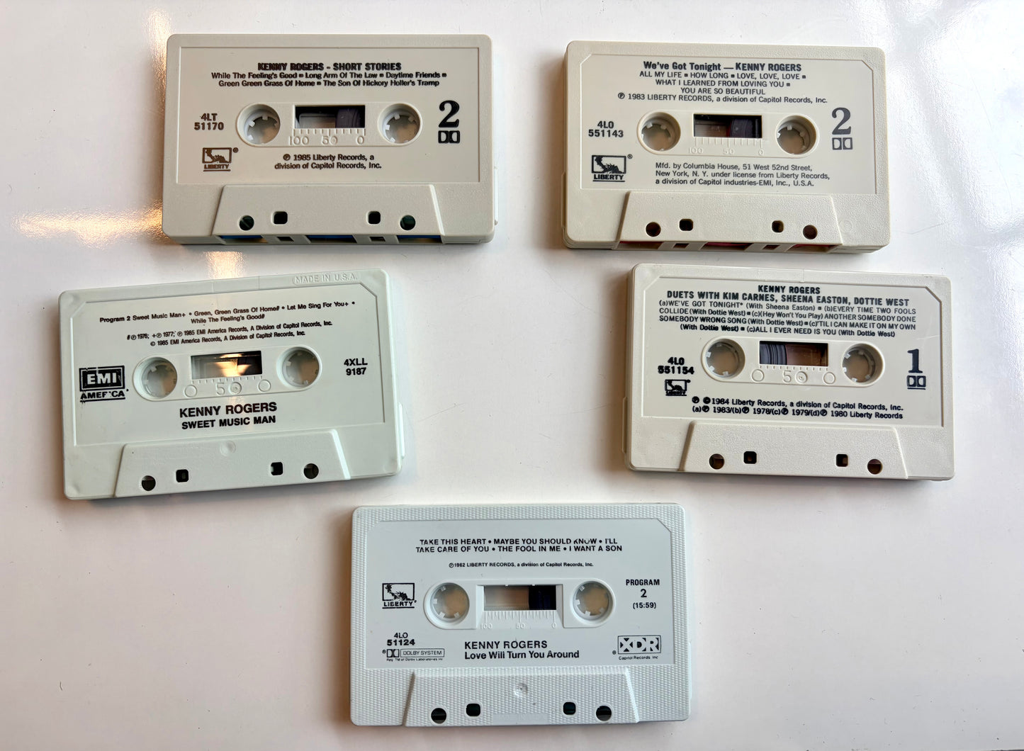 Kenny Rogers cassette bundle