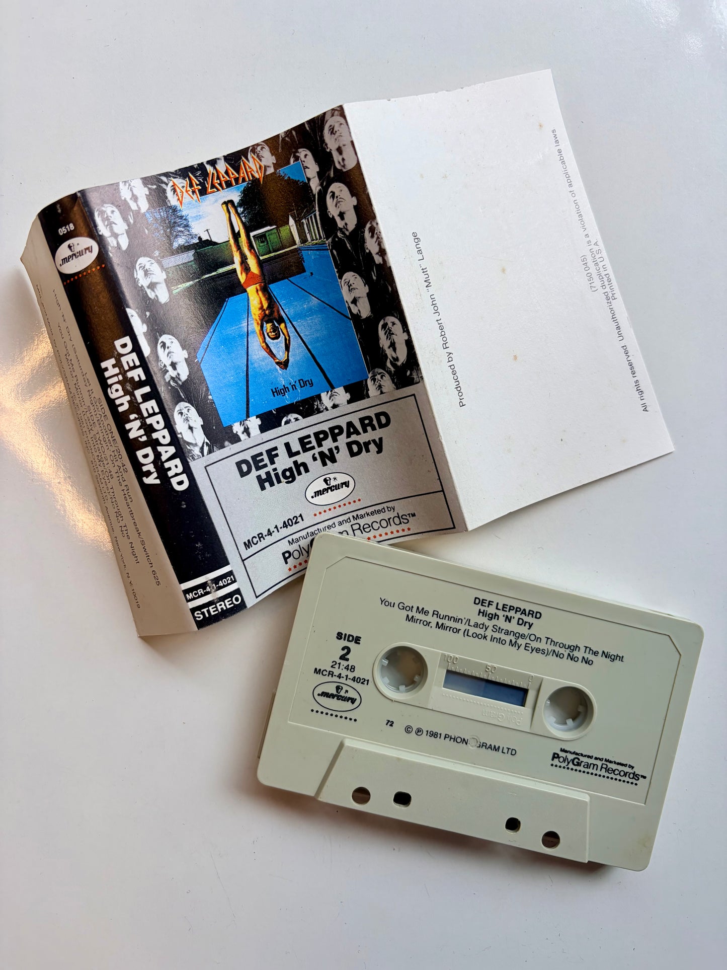 Def Leppard, High 'N' Dry