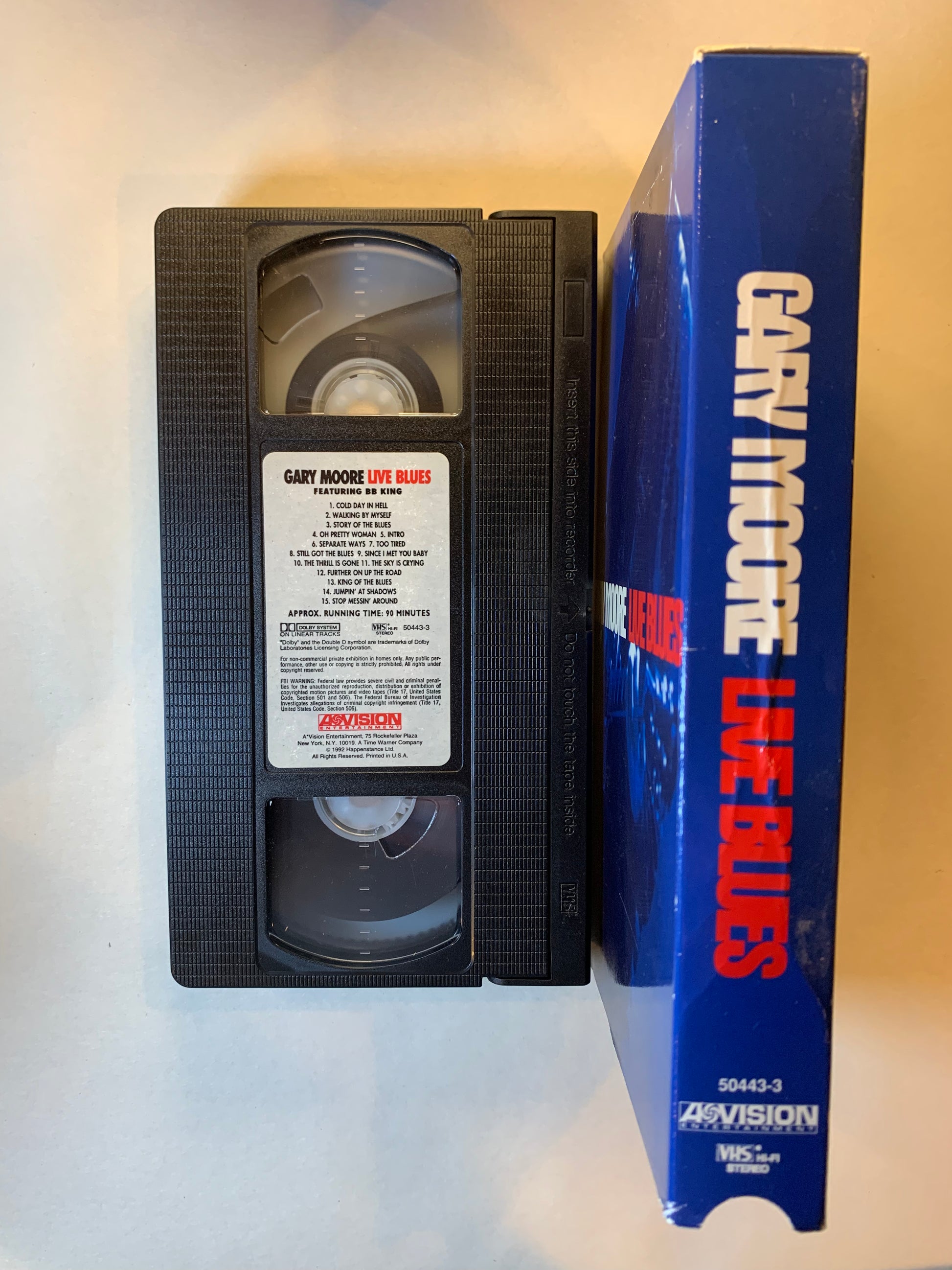 Gary Moore Live Blues VHS – PlaybackTapes