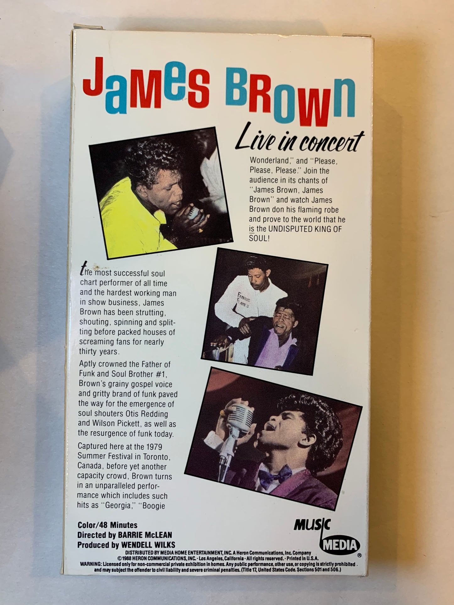 James Brown Live in Concert