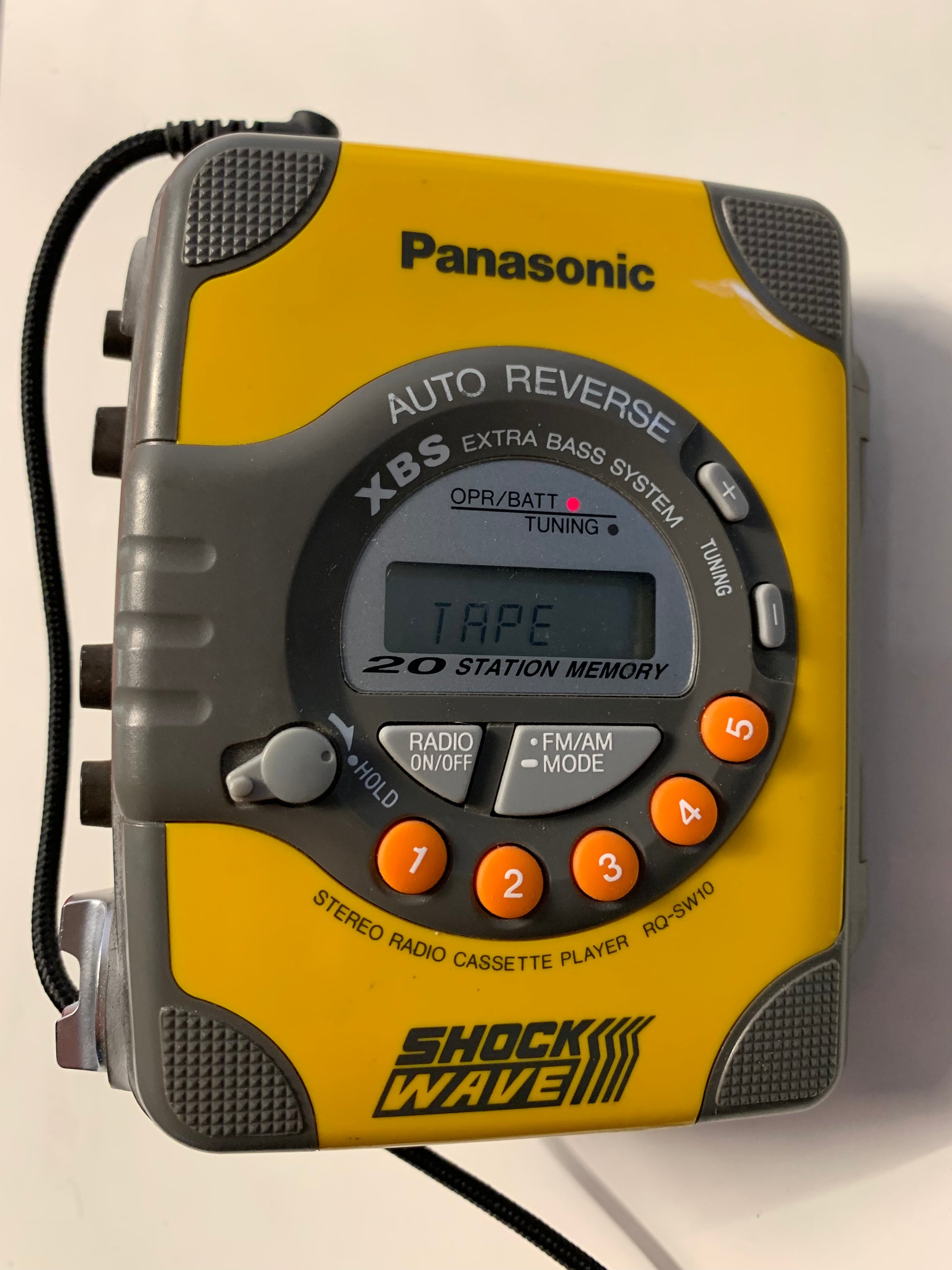 Panasonic Shock Wave cassette player