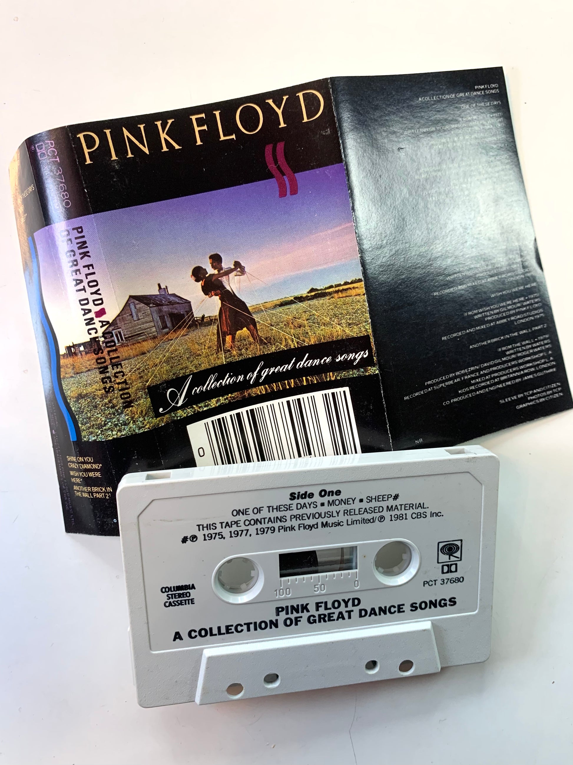 Pink Floyd Cassette Tape ~ A Collection of Great Dance Songs