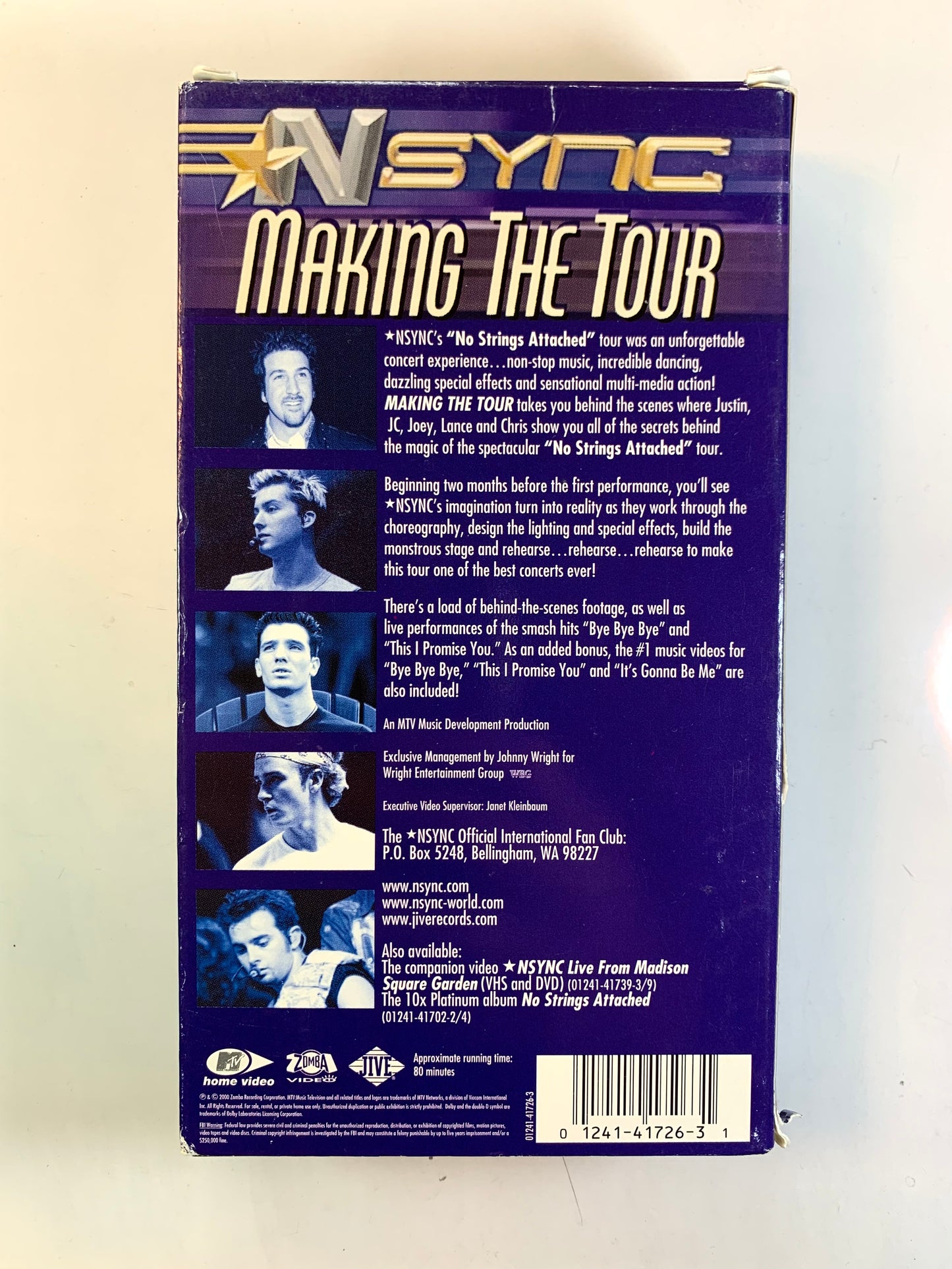 NSYNC, Making The Tour